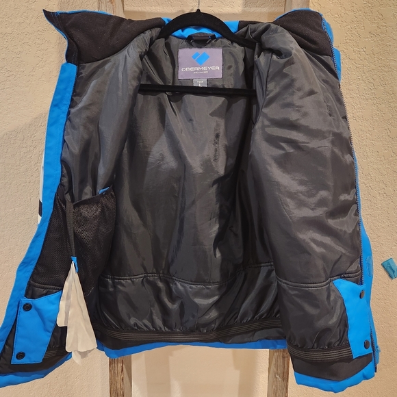 obermeyer Teen Boys Blue Warm Ski Jacket/Coat- Size Large - Picture 3 of 6